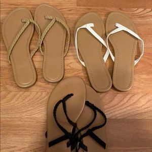 ALREADY SOLD 3 Pairs of Sandals